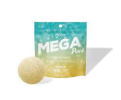 Photograph of product: Tropical Twist 100mg Mega Pearl (Gron)