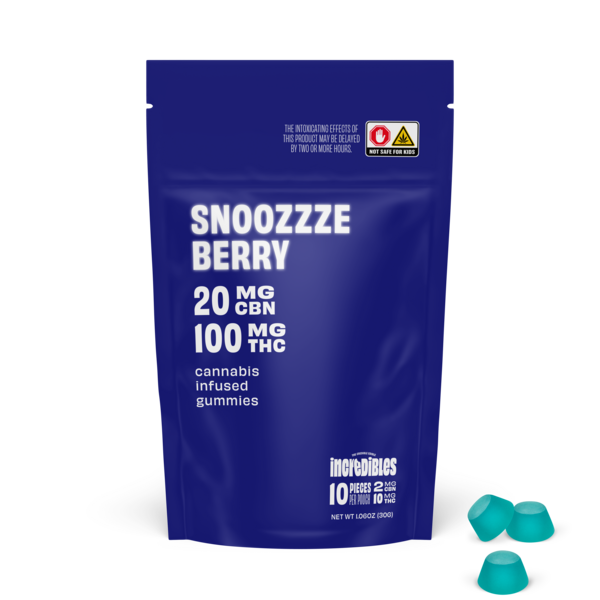 Photograph of product: Snoozzzeberry - 5:1 TH-oui:CBN 10pk | 100mg