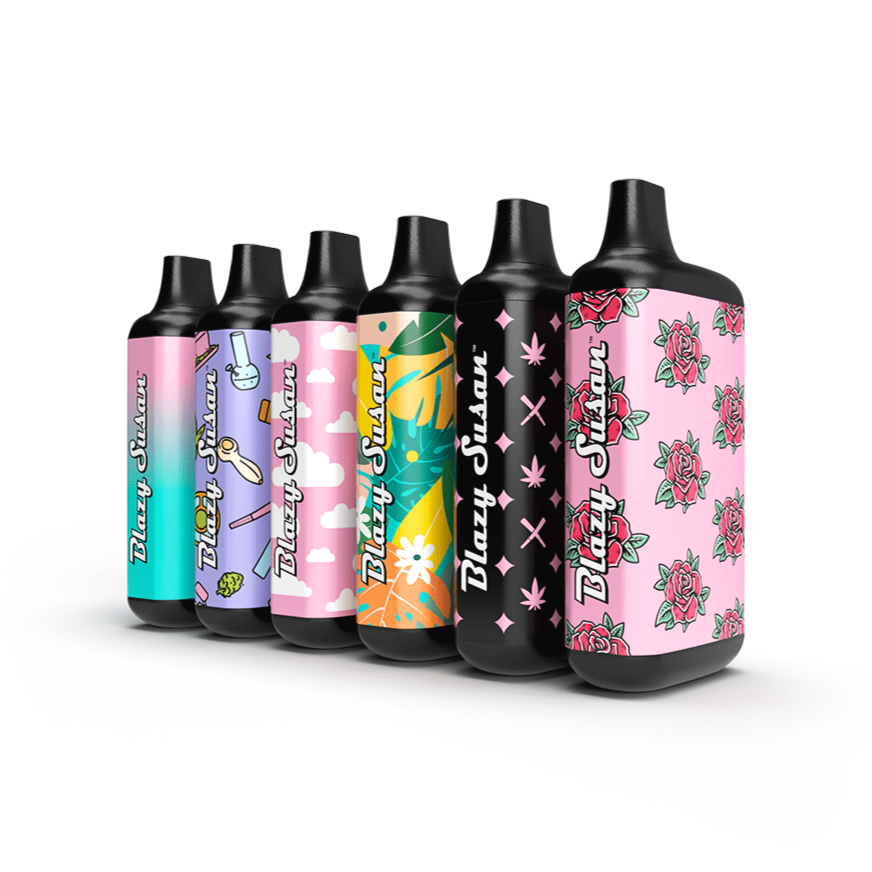 Photograph of product: Blazy Susan | Secret Box Auto Draw Variable Voltage Vape Bar | 900 mAh | Assorted Colors