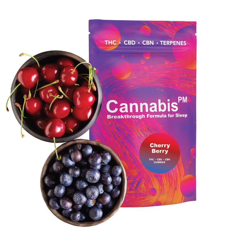 Photograph of product: Oui'dPM - Cherry Berry - 1:1:1 - Gummies - 100mg
