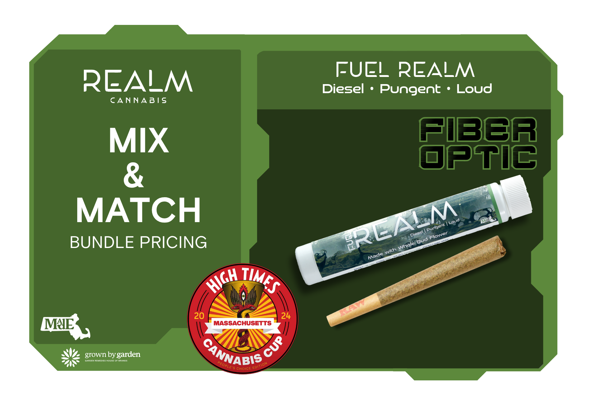 Photograph of product: Fiber Optic | Fuel | Pre-Roll
