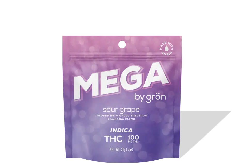 Photograph of product: Gron - Sour Grape MEGA TH-oui Oui'd