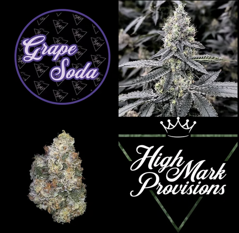 Photograph of product: Grape Soda 0.5g Pre-Roll | 5pk - Highmark Provisions