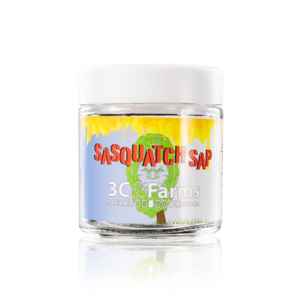 Photograph of product: 3C FARMS - Flower - Sasquatch Sap - 3.5G