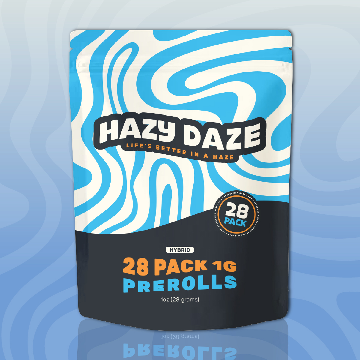 Photograph of product: Death Star X Jedi Breath #8 28x1g Prerolls by Hazy Daze