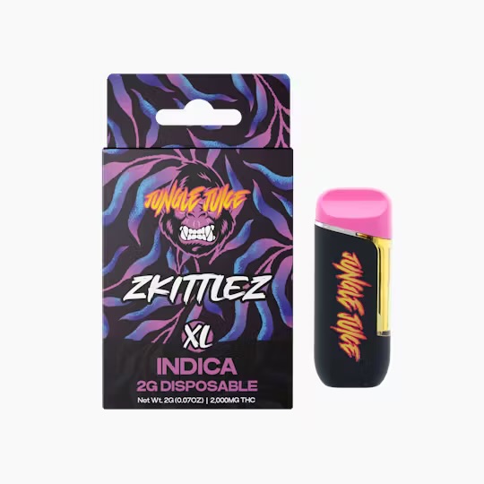 Photograph of product: AU Jungle Juice: Zkittles (I) Disposable
