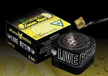 Photograph of product: Muha Meds Live Resin - Super Lemon Haze