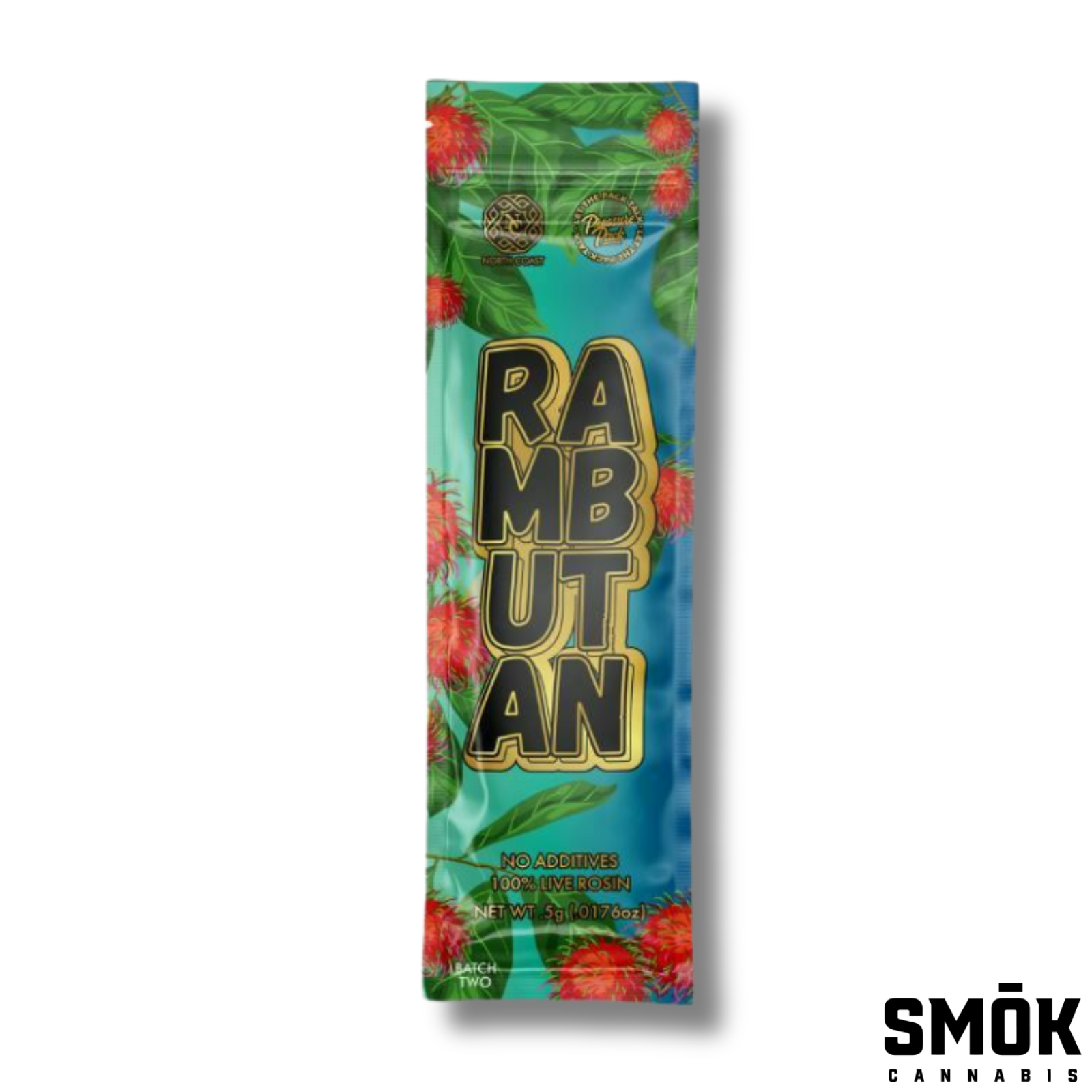Photograph of product: NC x Pressure Pack Fun Sized au chocolat Rosin Disposable  Rambutan