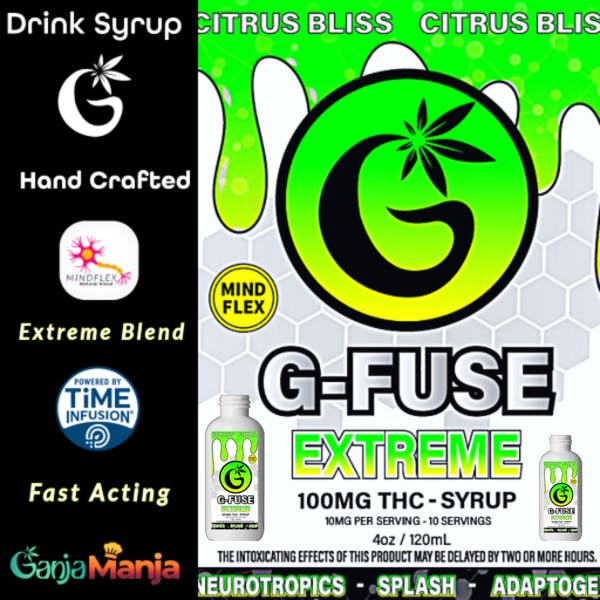 Photograph of product: G-Fuse Extreme Citrus Bliss TH-oui Syrup - 100mg