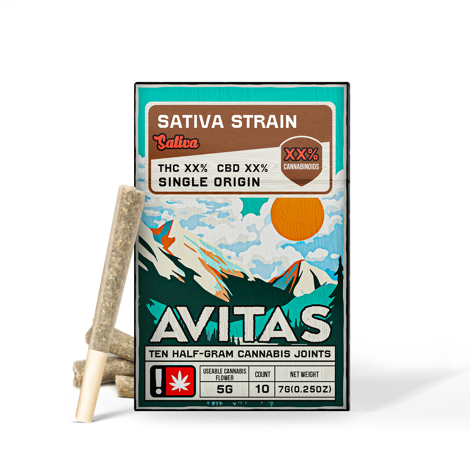 Photograph of product: Avitas - Lemon Meringue Preroll 10 Pack