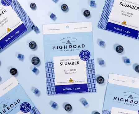 Photograph of product: Gummies | 1:1 Slumber Blueberry | 100mg