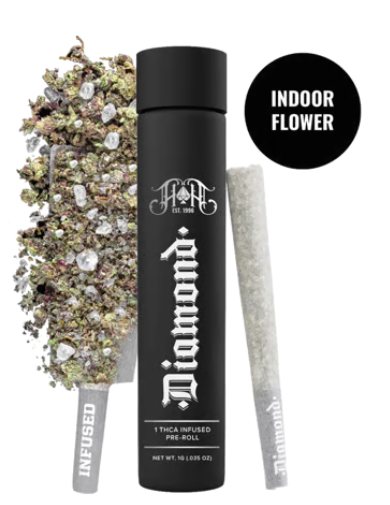 Photograph of product: Heavy Hitters | Super Jack - Diamond Infused Pre-Roll