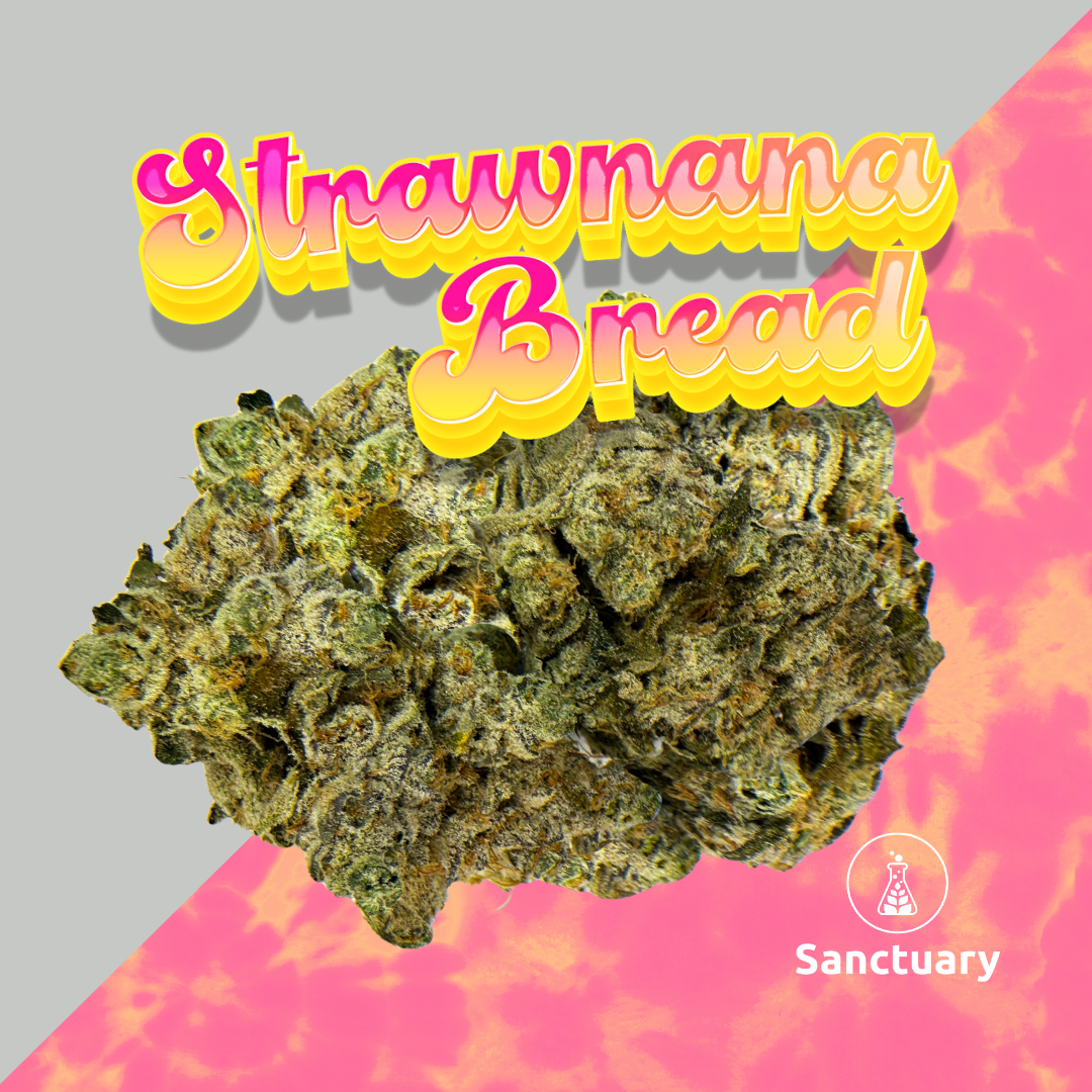 Photograph of product: Strawnana Bread 3.5g Small Bud