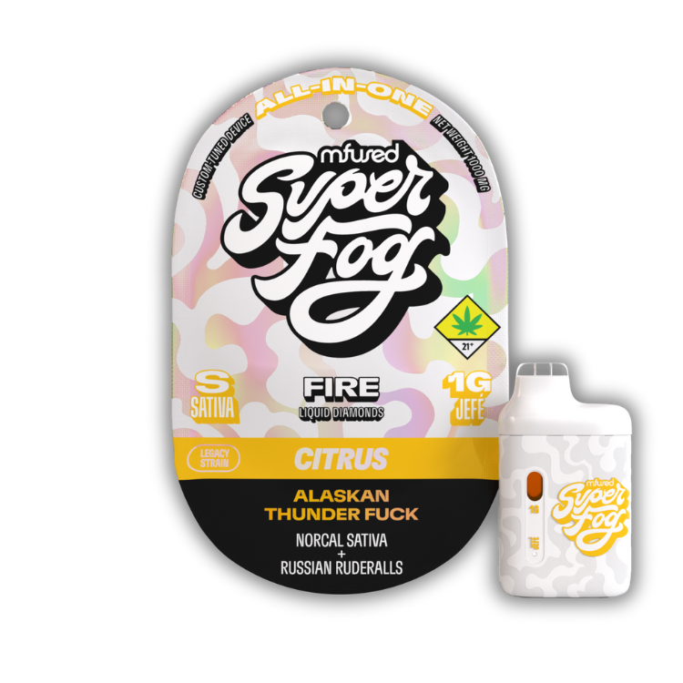 Photograph of product: ATF FIRE 1g Liquid Diamonds Jefe Disposable Vape (Super Fog)