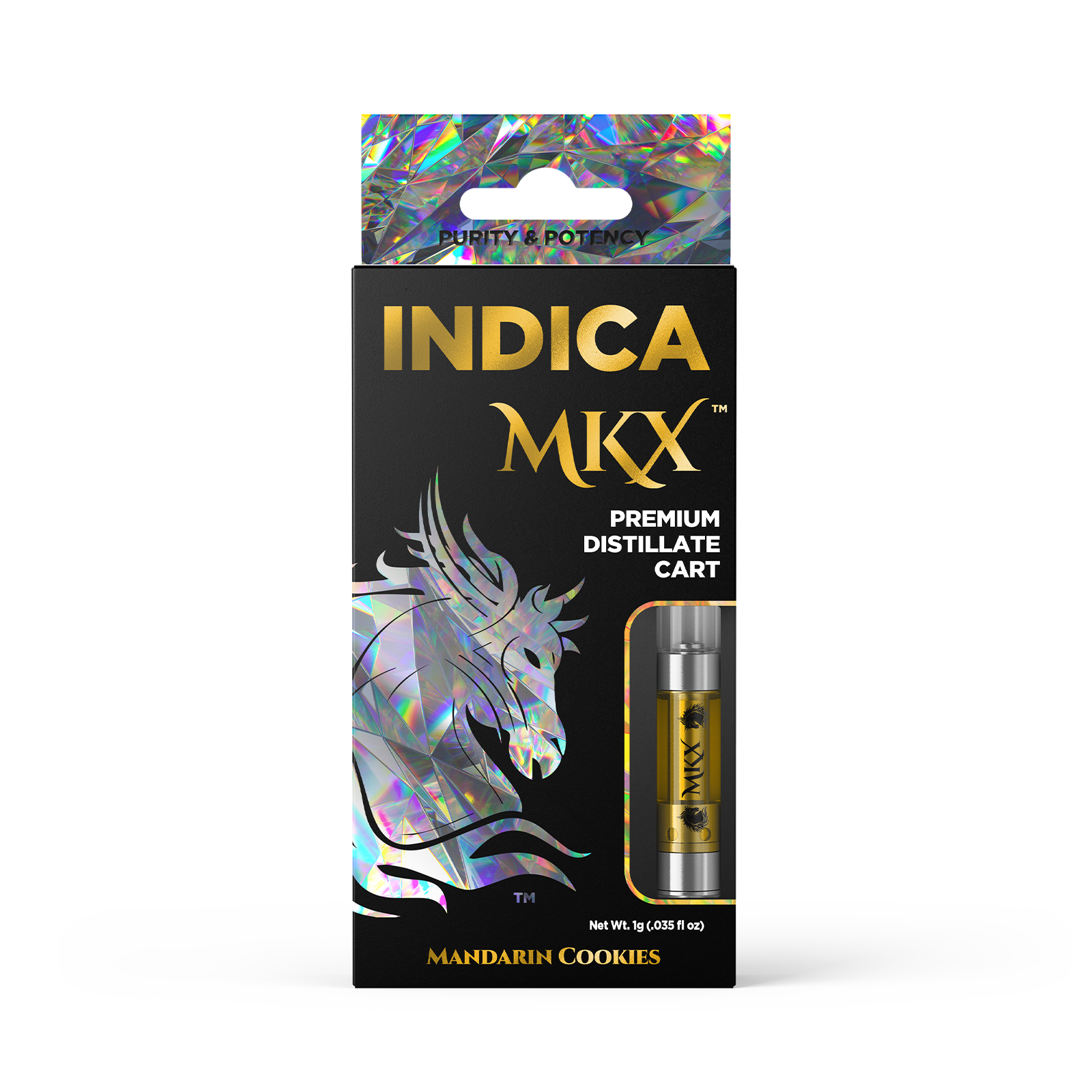 Photograph of product: MKX | Mandarin Cookies | Cartridge | 1g