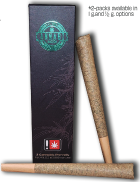 Photograph of product: Pre-roll Pack | Tropical Itch | Half Gram 2 Pack