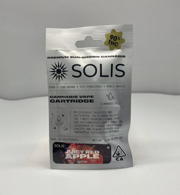 Photograph of product: Juicy Red Apple Cartridge 1g - 