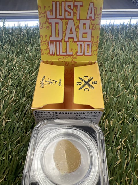 Photograph of product: TRIANGLE KUSH 1G ROSIN - 