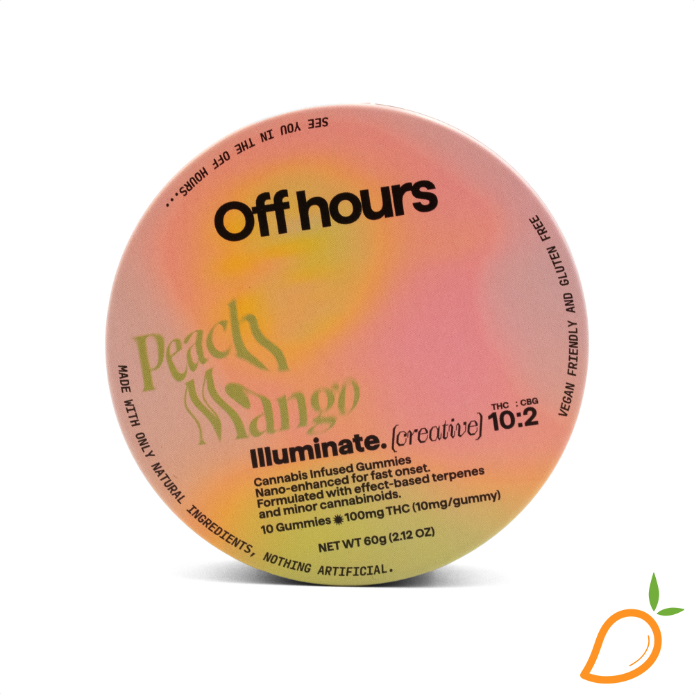 Photograph of product: 100mg Illuminate Gummies Off Hours