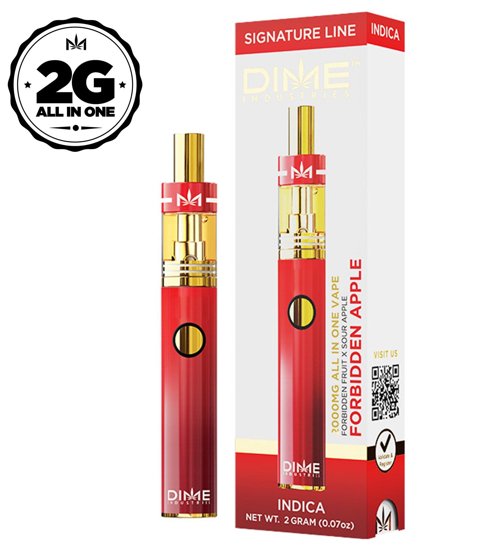 Photograph of product: VAPE DI FORBIDDEN APPLE (I) DISPOSABLE