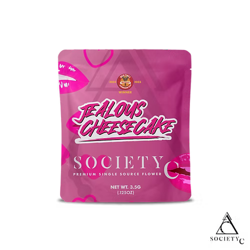 Photograph of product: Jealous Cheesecake - 8th - Society C - 27.06% - 3.5g