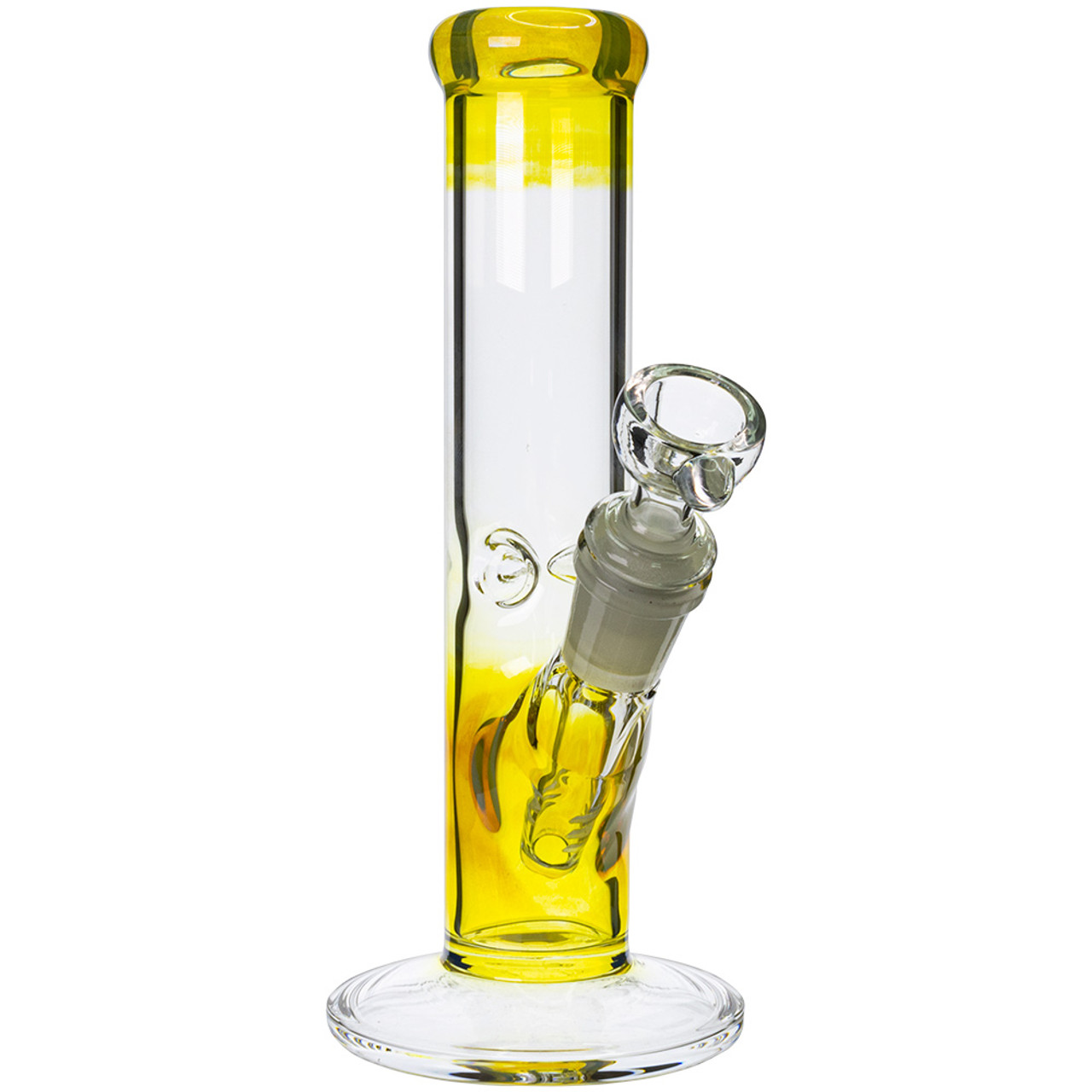 Photograph of product: 16" Color Lip 9mm Thick Straight Bong