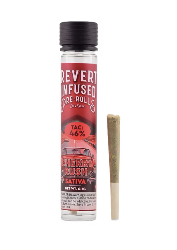 Photograph of product: Revert Oui'd | Cherry Rush Infused Pre-Roll