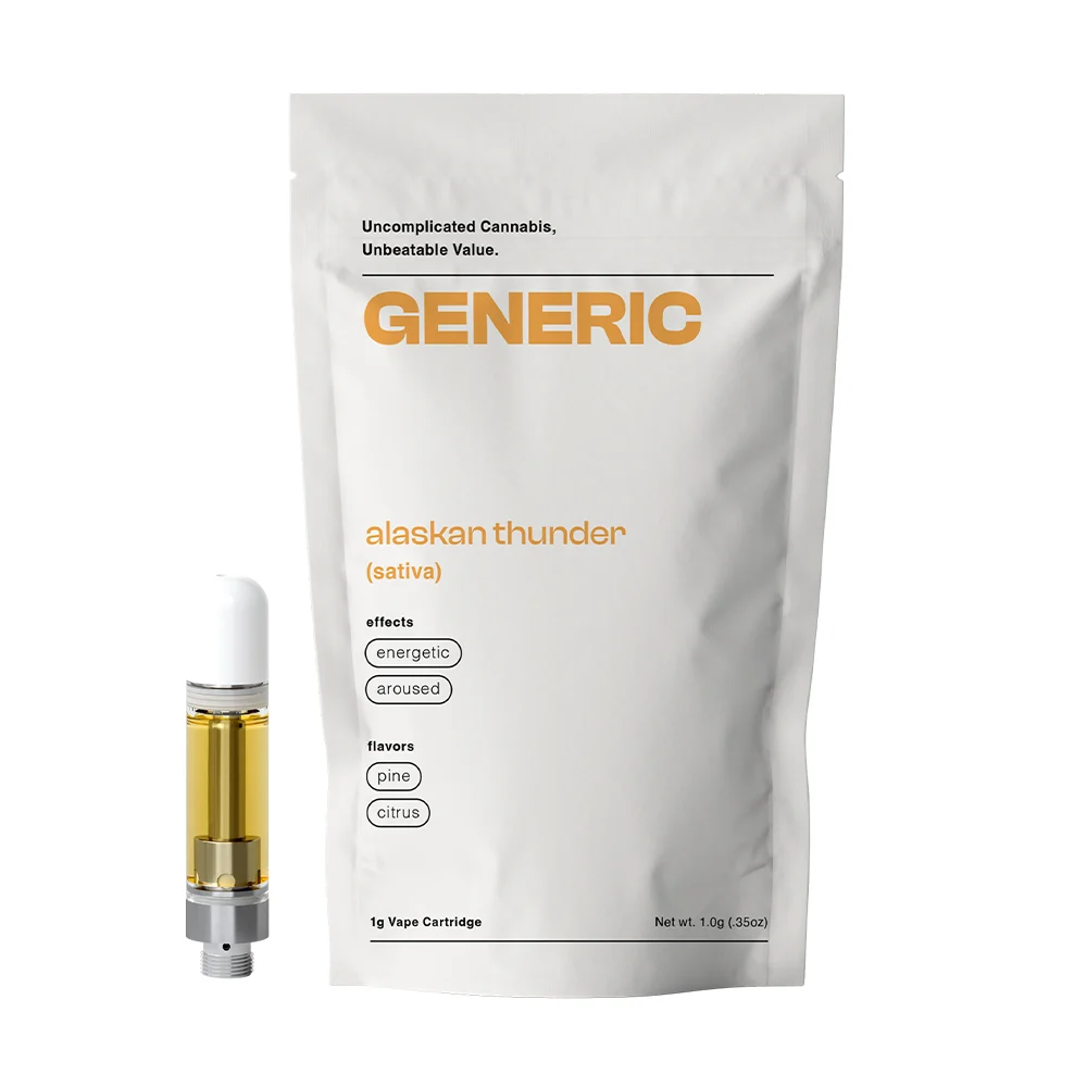 Photograph of product: GENERIC Cart 1000mg: Alaskan Thunder