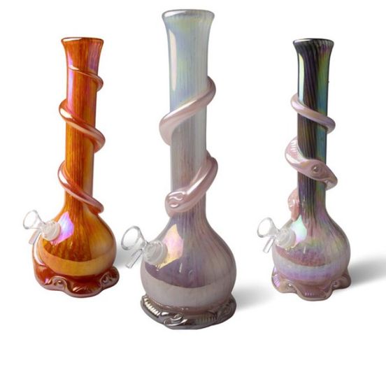 Photograph of product: 12" Wrapped Soft Glass Bong - 