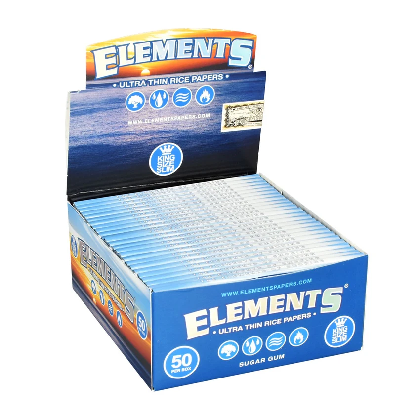 Photograph of product: Elements Ultra Thin Rice Rolling Papers - King Size Slim