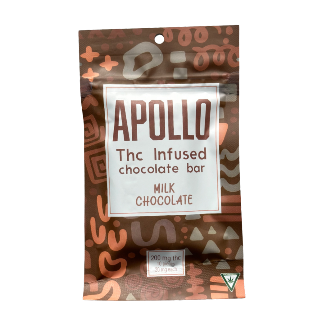 Photograph of product: Apollo - Milk Chocolate- 200mg chocolate bar