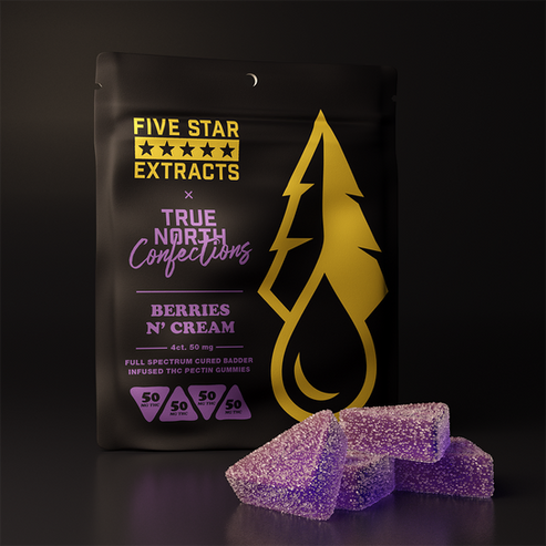 Photograph of Product: True North- Berries & Cream | Full Spectrum Gummies 4x50mg