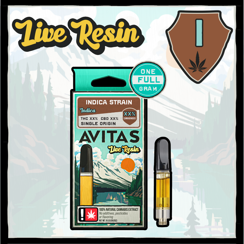 Photograph of product: Avitas - Grape Of The Gods - Live Resin Cartridge