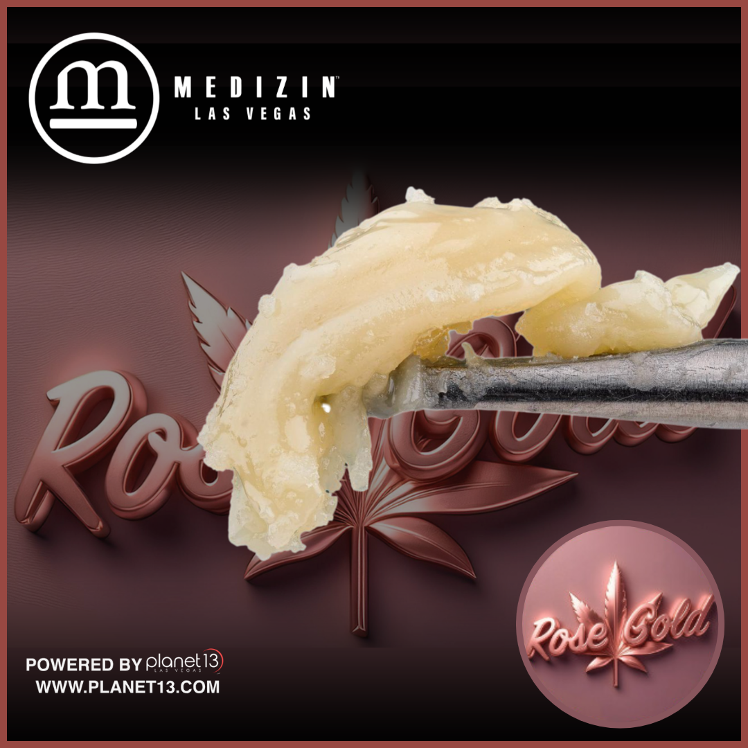 Photograph of product: Medizin Rose Gold 1g Live Rosin