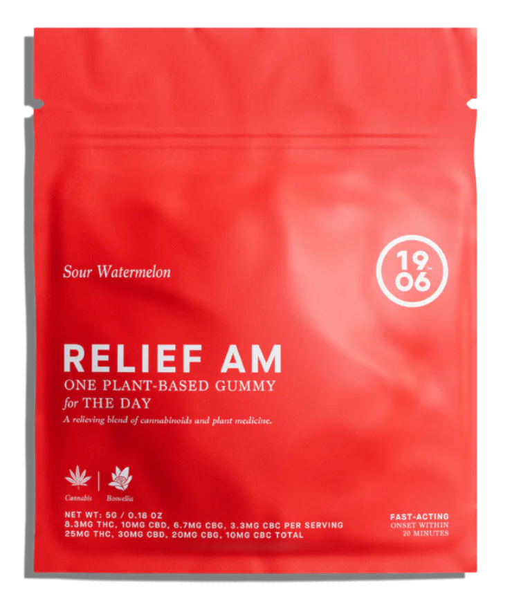 Photograph of product: Relief AM | 100mg