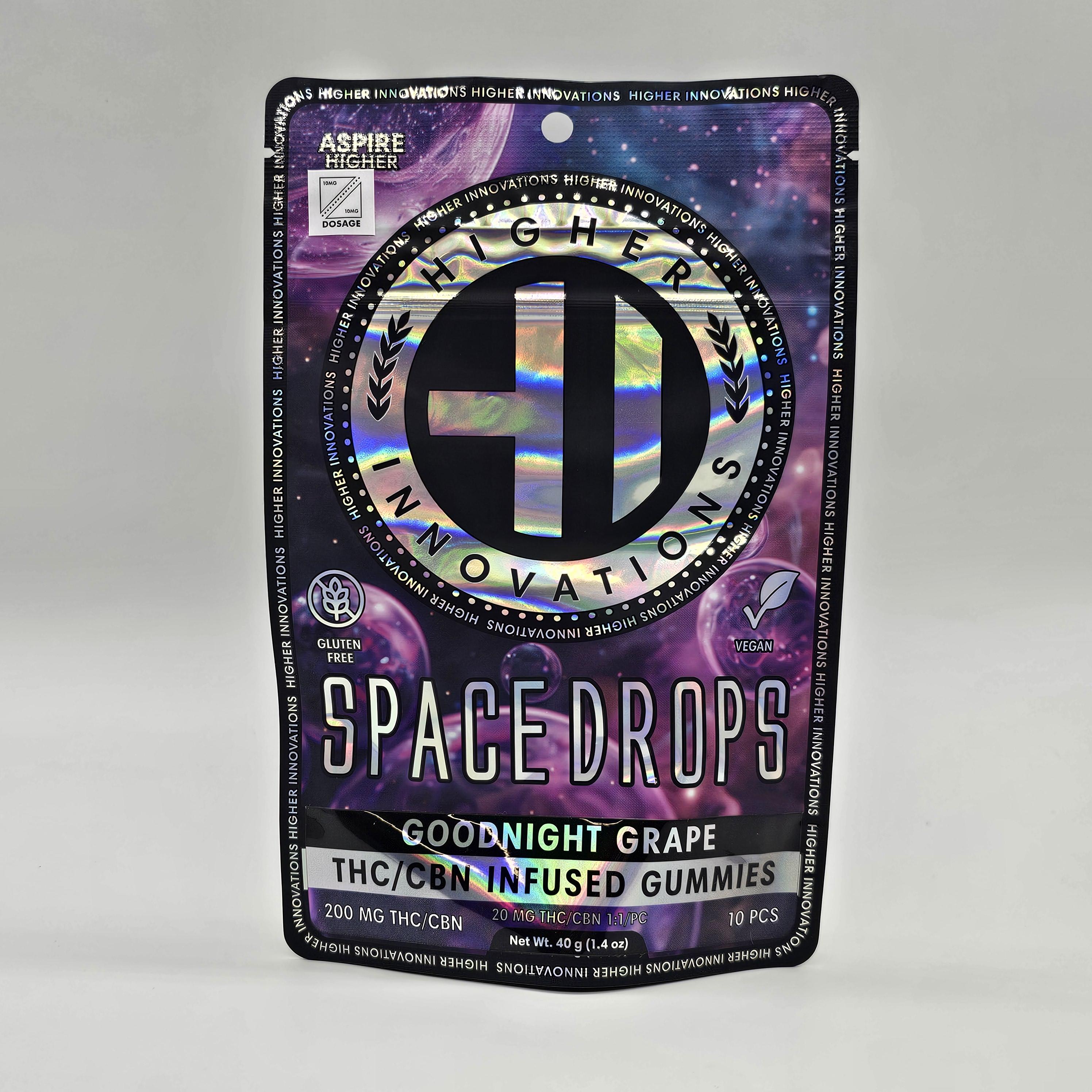 Photograph of product: HI - Goodnight Grape 1:1 Space Drops w/CBN