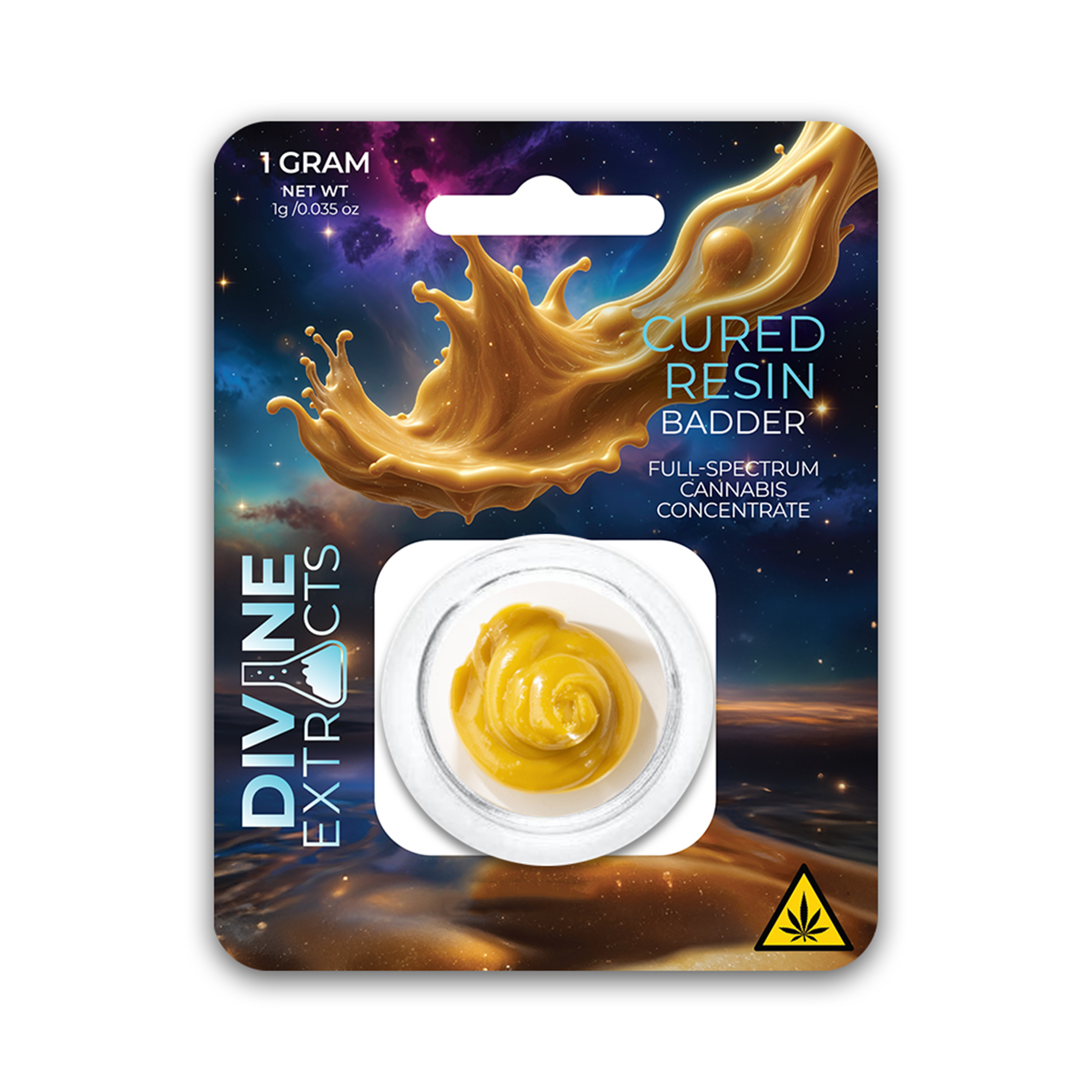 Photograph of product: Divine Extracts Soap Cured Resin Badder