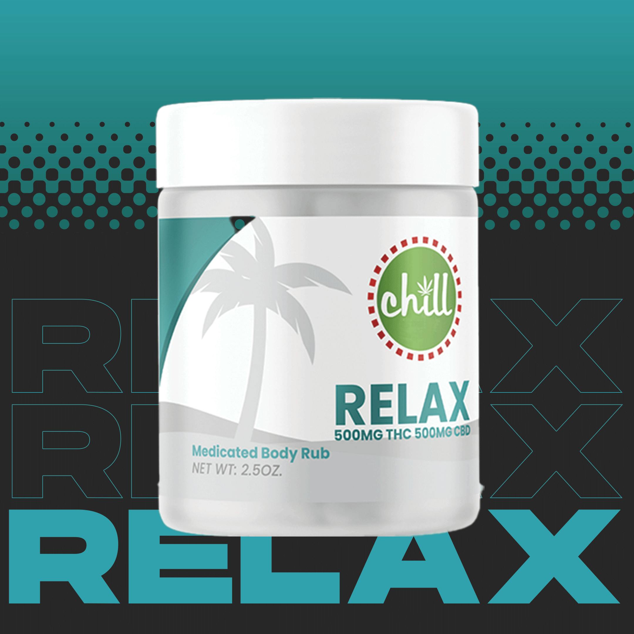 Photograph of product: TH-oui : CBD | RELAX Body Rub | Chill Medicated