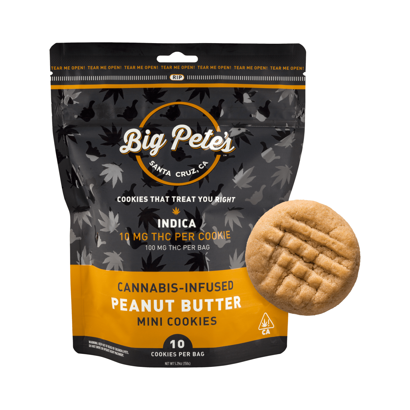 Photograph of product: Big Pete's - 100mg - 10ct - Peanut Butter Oui'd