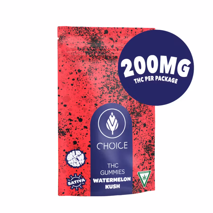 Photograph of product: Choice | Watermelon Kush Oui'd | 200mg