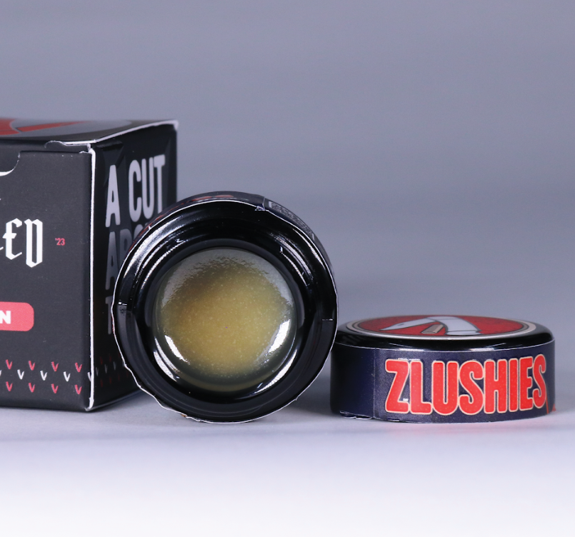 Photograph of product: Unrivaled Solventless | Zlushie | 1g Rosin Puck | REC