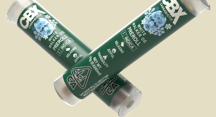 Photograph of product: WHITE WALKER OG - .75G PRE-ROLL
