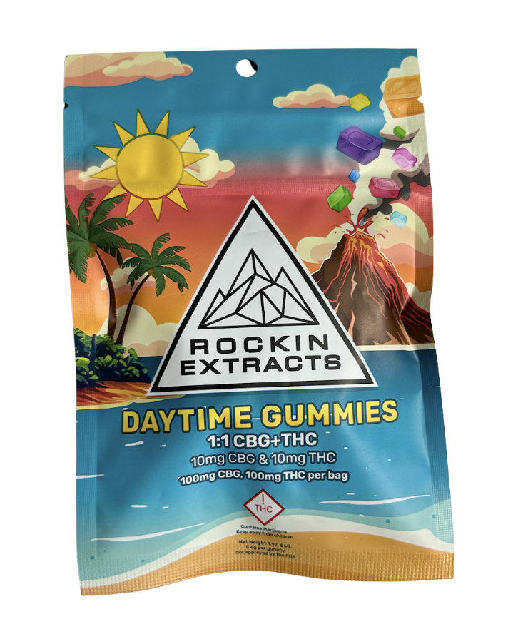 Photograph of product: Stoned Gummies - Daytime 1:1 TH-oui:CBG - Jamba Juice