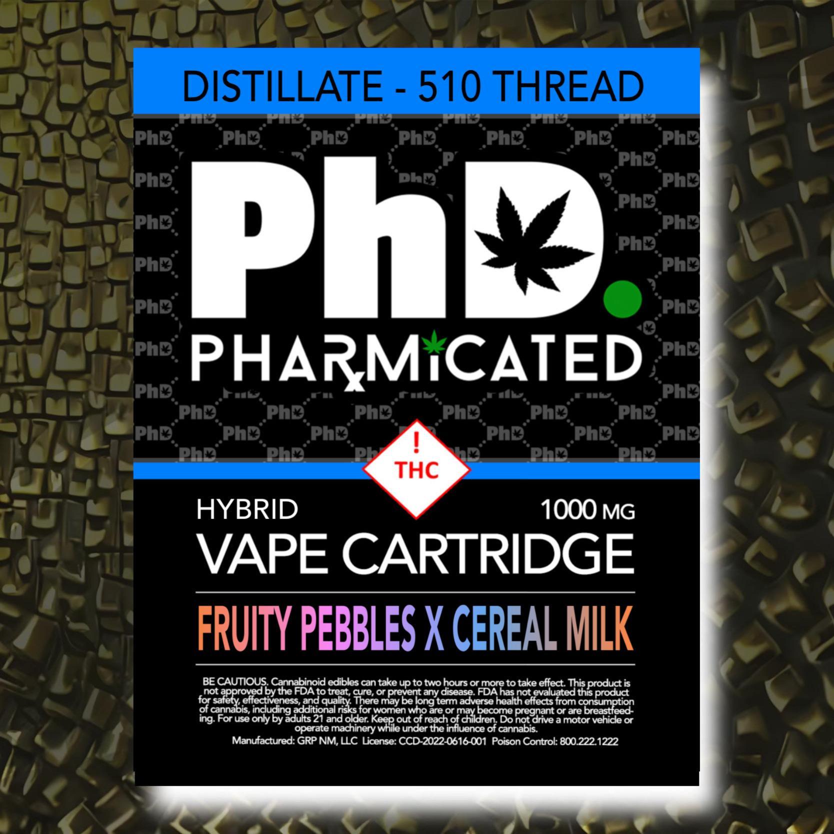 Photograph of product: Fruity Pebbles x Cereal Milk (H) Cart 1g