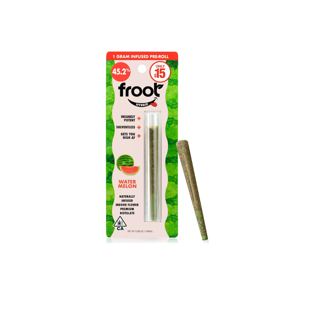 Photograph of product: Watermelon Infused - Preroll-1g