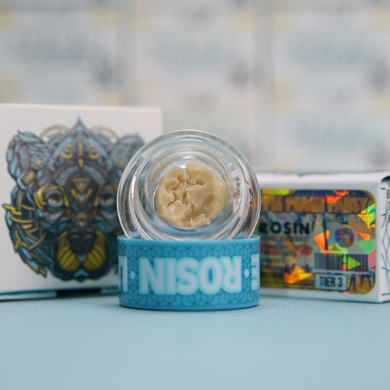 Photograph of product: Bear Labs Live Rosin Tier 3 Pineapple Peach Party 1g - 