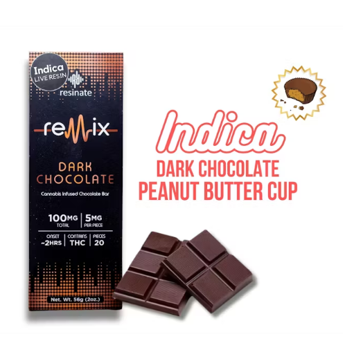 Photograph of product: Live Resin Chocolate | Oui'd Dark Chocolate Peanut Butter Cup