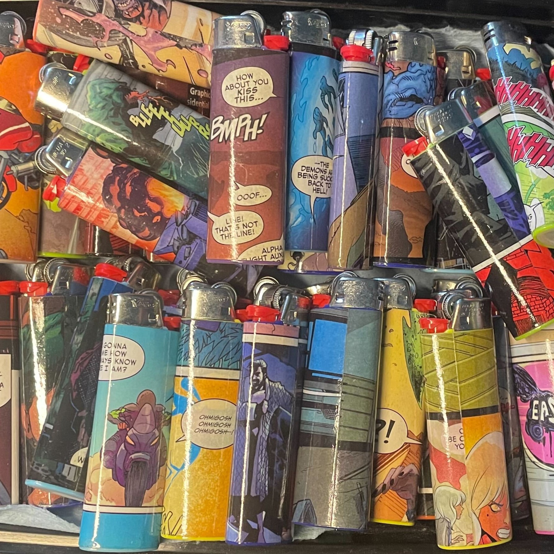 Photograph of product: Art - Big Lighters by Leah