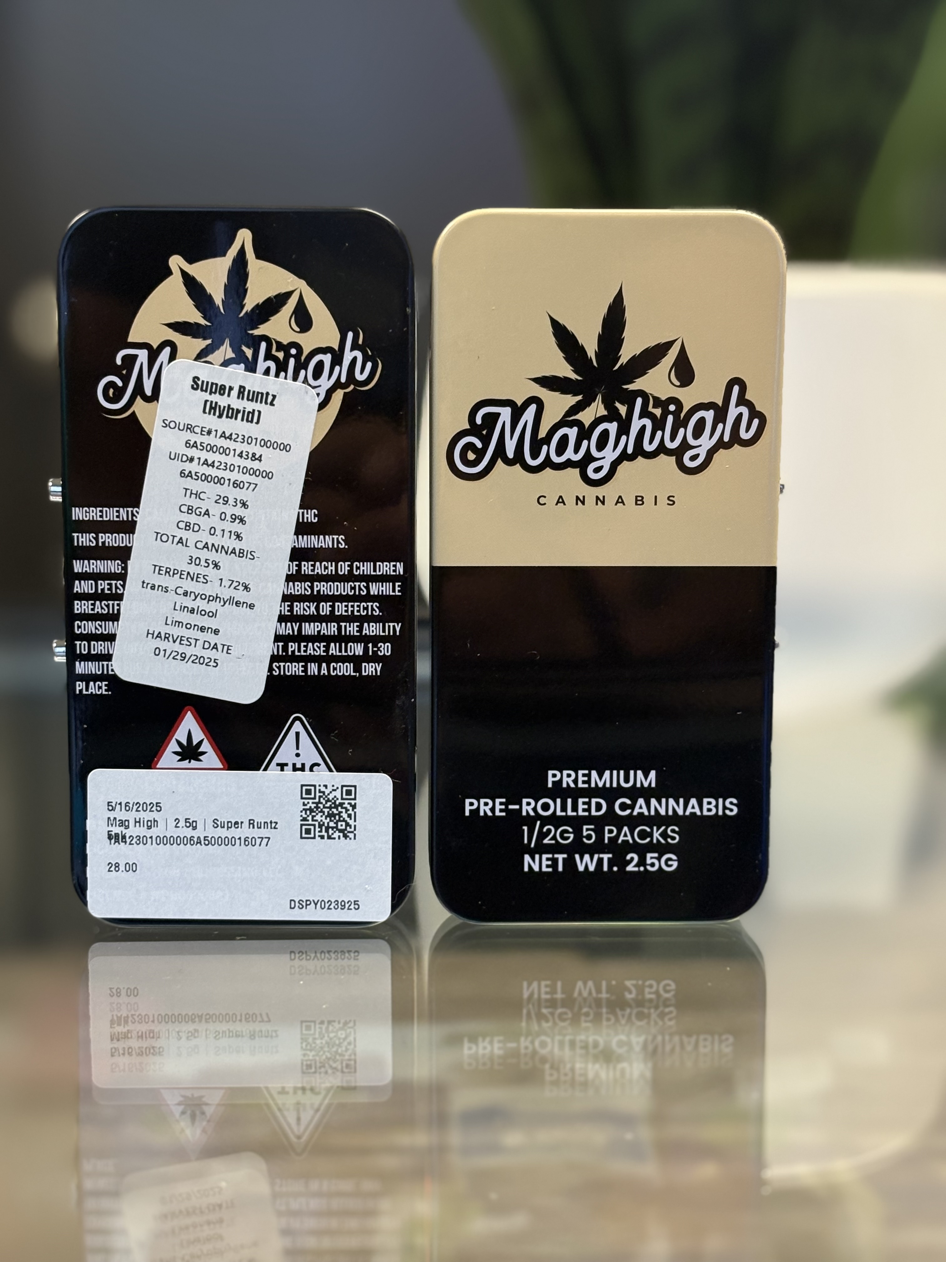 Photograph of product: Mag High | 2.5g | Super Runtz 5pk