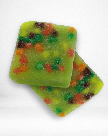Photograph of product: HIJNX SPACE CHUNKS 2PK RSO GUMMIES 100MG